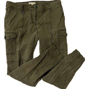 Burberry Brit Olive Green Slim Army Pants